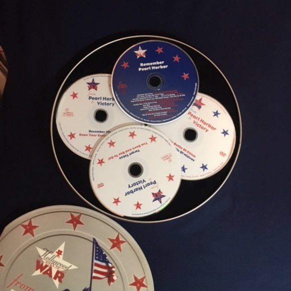 Hollywood Goes to War Pearl Harbor Victory 3 DVDs 1CD Deluxe WWII Collection - Picture 4 of 12